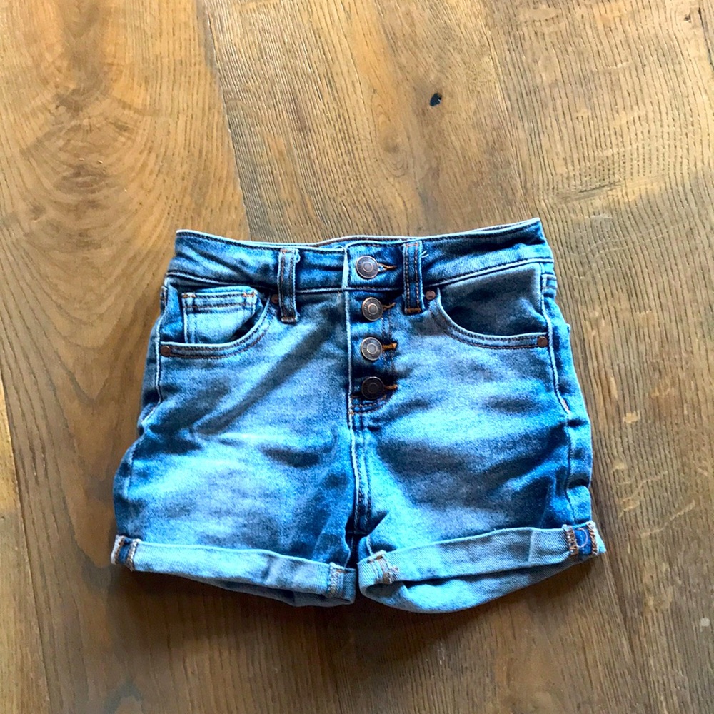 RSQ High-rise jean shorts dark wash♡︎